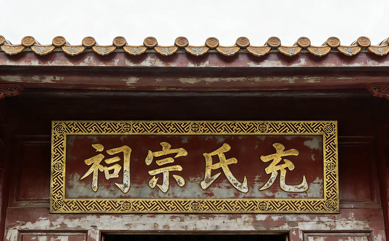 充氏宗祠牌匾定制