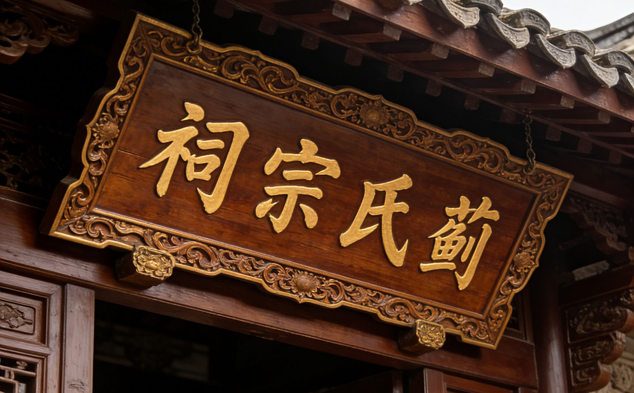 蓟氏宗祠牌匾